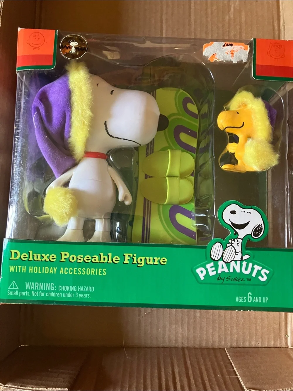 Peanuts Snoopy & Woodstock Deluxe Set — Purple, Yellow, Green